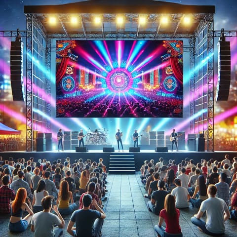 Pantalla LED para Eventos en Vivo